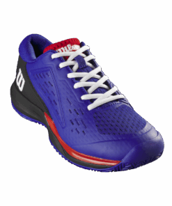 Wilson - Junior Rush Pro Ace Bluing - Black - Orange Tennis Shoe - UK 4