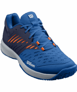 Wilson - Men's Kaos Comp 3.0 Classic Blue - Peacoat - Orange Tiger - UK 12.5