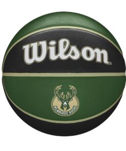 Wilson NBA Team Tribute Basketball - Size 7 - Milwaukee Bucks