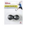 Wilson Ultra Double Yellow Squash Ball - 2 Pack