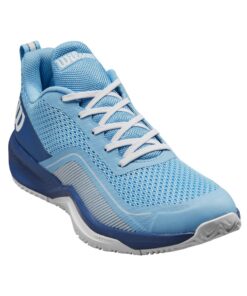 Wilson Women's Rush Pro Lite Tennis Shoes - White/Pearl Blue - W UK4