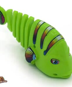Wind Up Cartoon Fish Fun Toys For Pets - Green