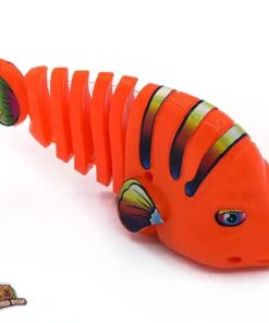 Wind Up Cartoon Fish Fun Toys For Pets - Red