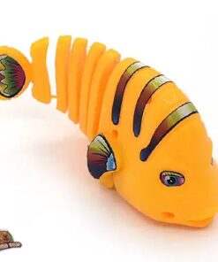 Wind Up Cartoon Fish Fun Toys For Pets - Yellow