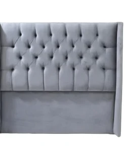 Winston Queen Headboard, Light Grey