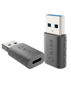 WINX LINK Simple USB to Type-C Adapter Dual Pack