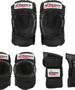 Wipeout 3 Pack Pads - Black 5+ Years