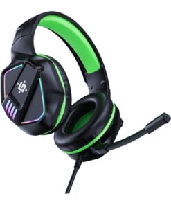 Wired Gaming Headphones With Noise Cancelling Microphone - Black