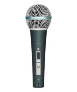 Wired Handheld Microphone With Noise Reduction & Rust Resistance - Black