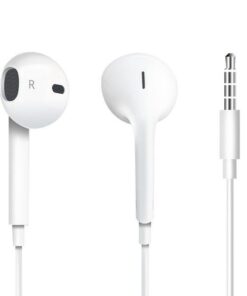 Wired InEar White Earphones With Control
