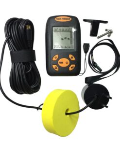Wired Sonar Transducer & LCD Fish Finder Display