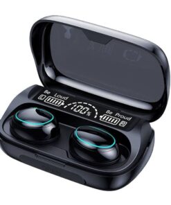 Wireless Bluetooth Earpods With LED Display Charge Case & Power Bank -MZ-47