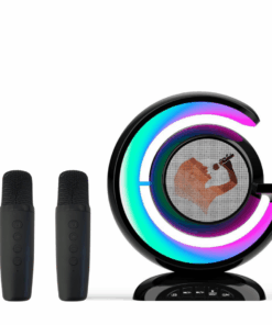 Wireless Bluetooth Lightshow Moon Design with 2 Microphones