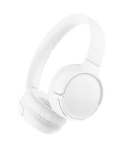 Wireless Bluetooth Noise Reduction Headphones White suitable for sport wear