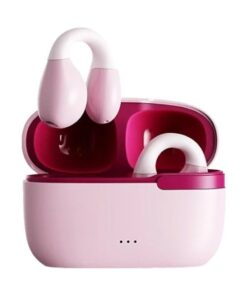 Wireless Bone Conduction Earbuds With Noise Cancellation - Pink