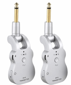 Wireless Guitar System Transmitter Receiver 2.4GHZ Built in Battery