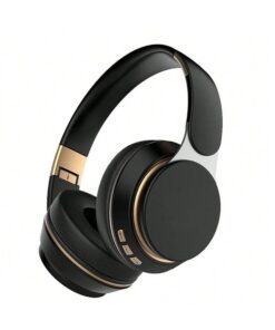 Wireless Hi-Fi Headphones With Passive Noise Reduction - Black & Gold