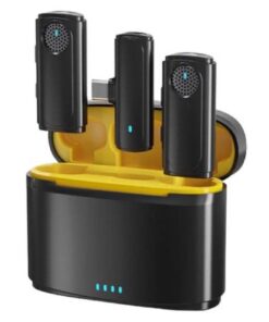 Wireless Lavalier Microphone dual Channel Wireless Type C