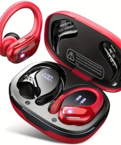 Wireless Sports Earbuds with Earhooks (90H Battery)