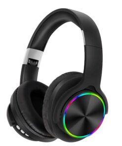 Wireless stereo RGB shine color changing gaming headphone