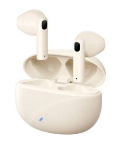 Wireless Touch Control Earbuds With Noise Reduction - Beige