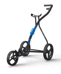 Wishbone One - Megalight - Golf Push Cart - Charcoal/Blue