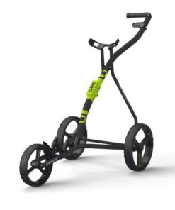 Wishbone One - Megalight - Golf Push Cart - Charcoal/Lime