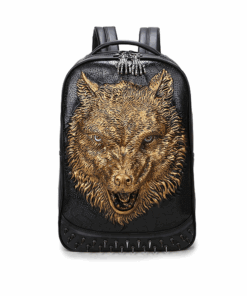 Wolf (Pure Spirit) Back Pack Bag - Gold