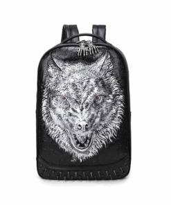 Wolf (Pure Spirit) Back Pack Bag - Silver
