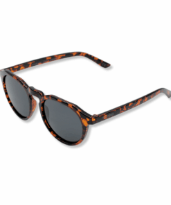 Wombat Berm Mirrored Polarised Sunglasses - Tortoise Shell - Glossy Tortoise Shell/Black Lens