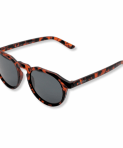 Wombat Berm Mirrored Polarised Sunglasses - Tortoise Shell - Matt Tortoise Shell/Black Lens