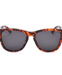 Wombat Stroke 2.0 Polarised Sunglasses - Glossy Tortoise Shell - Glossy Tortoise Shell frame with Black lens (non-mirror)