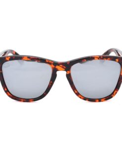 Wombat Stroke 2.0 Polarised Sunglasses - Glossy Tortoise Shell - Glossy Tortoise Shell frame with Silver Grey mirror lens