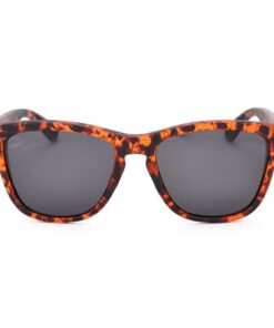 Wombat Stroke 2.0 Polarised Sunglasses - Matt Tortoise Shell - Matt Tortoise Shell frame with Black lens (non-mirror)