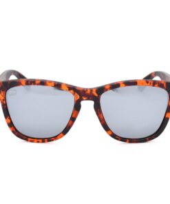 Wombat Stroke 2.0 Polarised Sunglasses - Matt Tortoise Shell - Matt Tortoise Shell frame with Silver Grey mirror lens