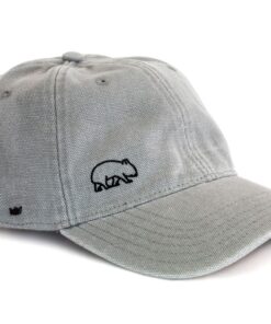Wombat Washed Canvas Cap - Charcoal