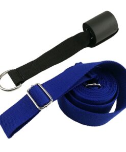 Women Adjustable Leg Stretcher Lengthen Ballet Stretch Band-Sapphire Blue