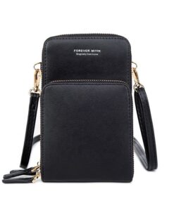 Women Cross body Cellphone bag-Black