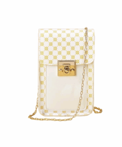 Women Crossbody Shoulder Bag - White