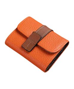 Women Multi-Card Holder - Orange, Brown