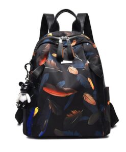 Women Oxford Backpack School Travel Waterproof Satchel Shoulder Bag-B4198