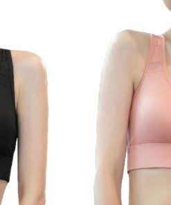 Women Sport Bra Wirefree Seamless Racerback for Yoga Workout Gym Activewear - XL