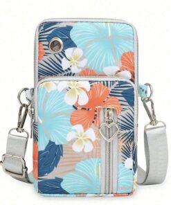 Women's Cellphone and Wallet with Headphone Port Crossbody Bag