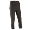 Women's Fitness Cardio Short Leggings With Phone Pocket - Black - S
