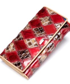 Women's Genuine Leather Colourful Clutch Wallet and Purse Ideal Gift -516