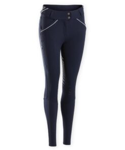 Women's Horse Riding Jodhpurs Classic Grip 900 - Navy - XXS