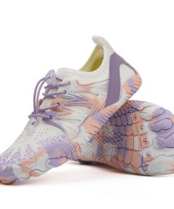 Women's Quick Dry Water Sports Barefoot Sock Water Shoes - UK 6