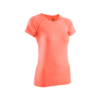 Women's running&trail running seamless t-shirt kiprun run 500 comfort slim - S