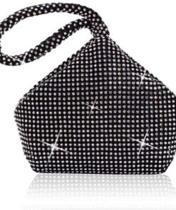 Women's Triangle Bling Evening Clutch Bag