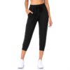 Women's Yoga Capri Pants Loose Drawstring Sweatpants Lounge Running Gym Pants - XL